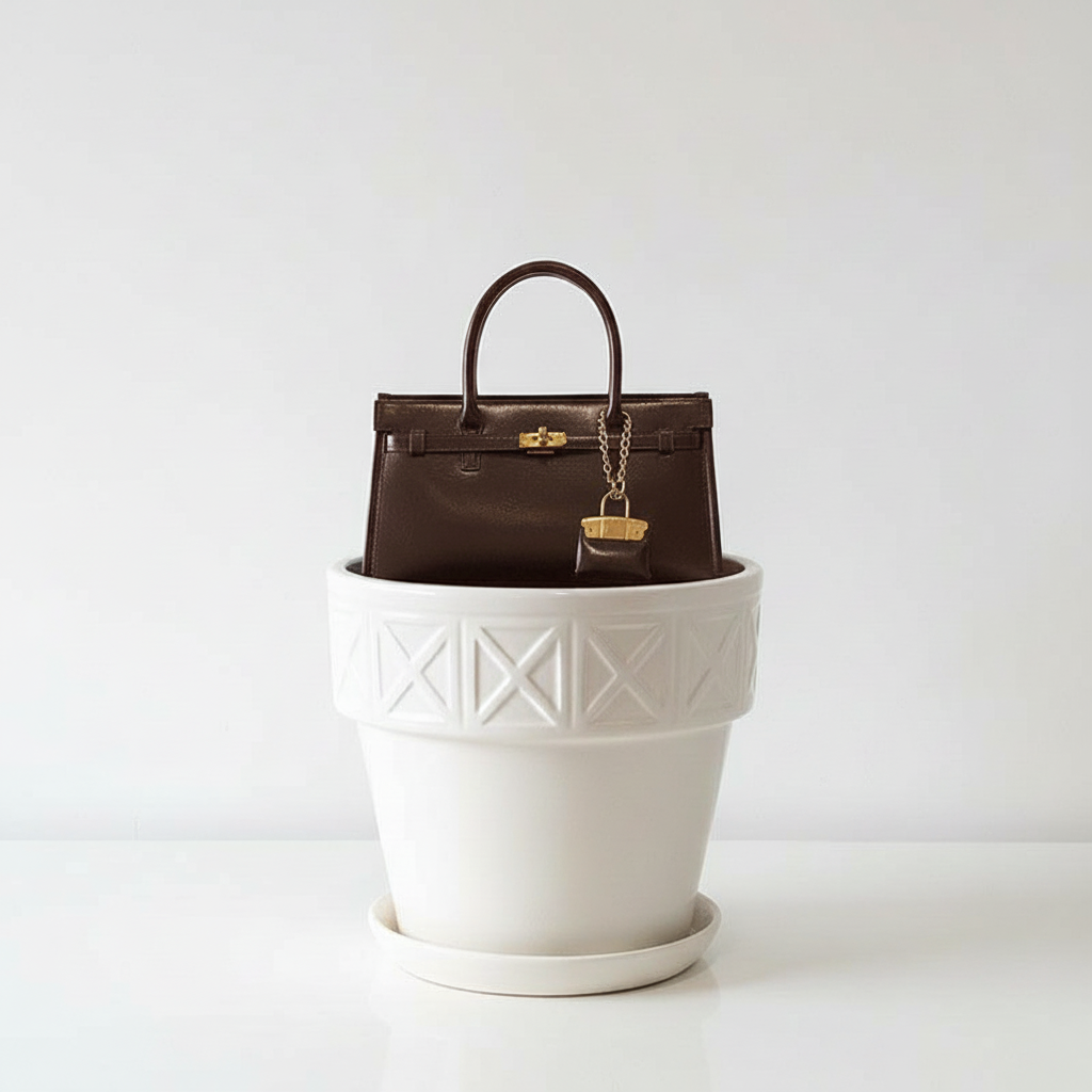 Elegant Brown Handbag