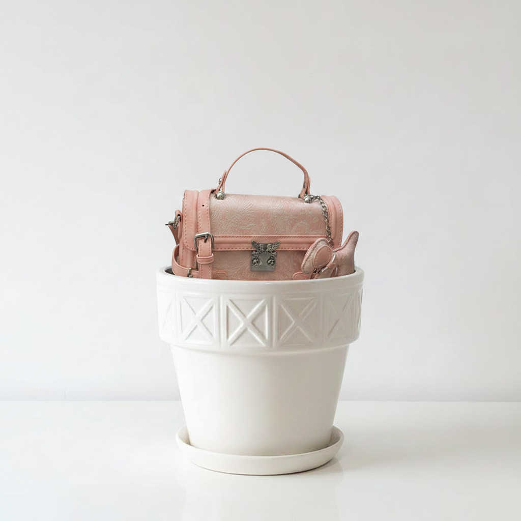 Elegant Pink Satchel